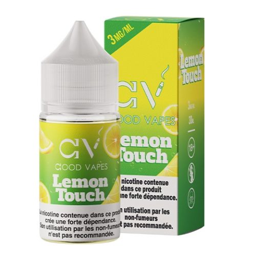 Good Vapes – Lemon Touch –  E-liquide 30ml - Cigarette Electronique Casablanca Maroc
