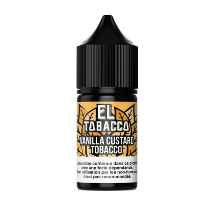 El Tobacco Salts – Vanilla Custard Tobacco- 30ml - Cigarette Electronique Casablanca Maroc
