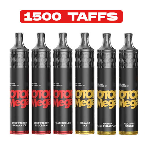 E-Cigarette Jetable – Wotofo Mega – 1500 Taffs (5%/ml) - Cigarette Electronique Casablanca Maroc