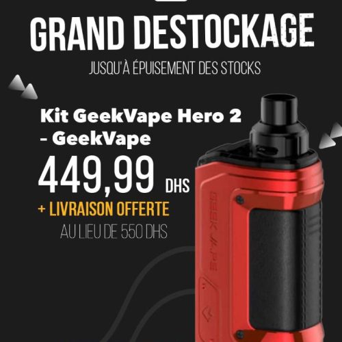 Kit GeekVape Hero 2 – GeekVape - Cigarette Electronique Casablanca Maroc