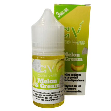 Good Vapes – Melon Cream 30ml - Cigarette Electronique Casablanca Maroc