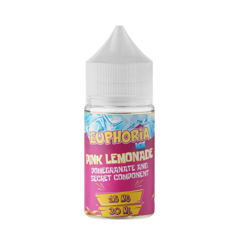 Euphoria Ice Salts – Pink Lemonade- 30ml - Cigarette Electronique Casablanca Maroc