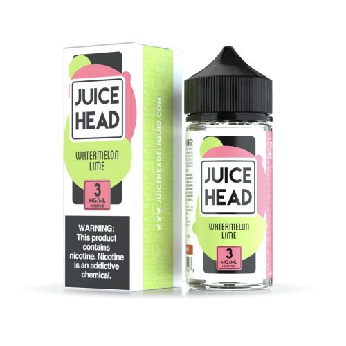 Juice Head – Watermelon Lime 100ml - Cigarette Electronique Casablanca Maroc