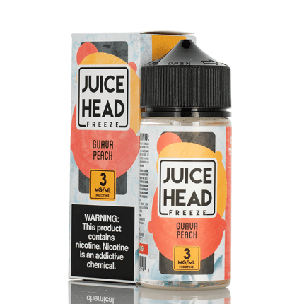 Juice Head – Guava Peach (FREEZE) 100ml - Cigarette Electronique Casablanca Maroc