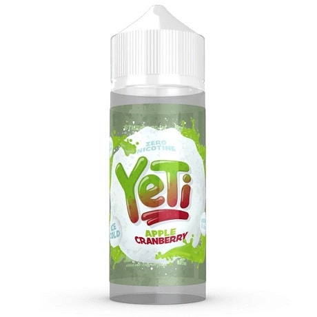Yeti – Apple Cranberry (Zero Nicotine) - Cigarette Electronique Casablanca Maroc