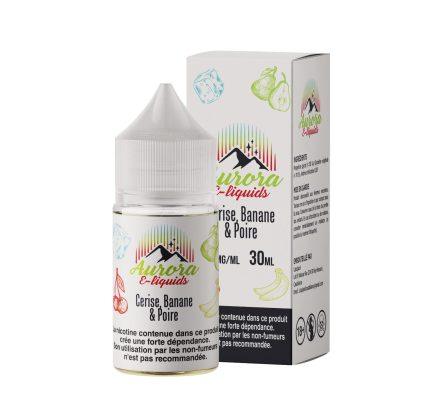 Aurora E-liquids – Cerise Banane Poire – E-liquide 30ml - Cigarette Electronique Casablanca Maroc