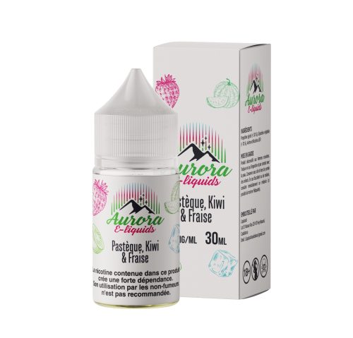 Aurora E-liquids -Pasteque kiwi fraise – E-liquide 30ml - Cigarette Electronique Casablanca Maroc