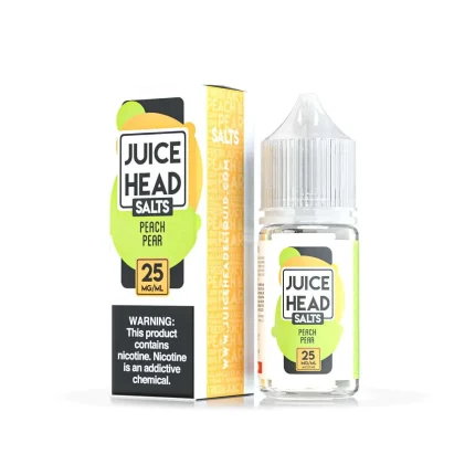 Juice Head FREEZE-  Peach Pear SALT 30ML - Cigarette Electronique Casablanca Maroc