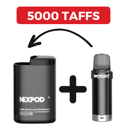 WOTOFO – NEXPOD 5000 puffs (5%/ml) - Cigarette Electronique Casablanca Maroc