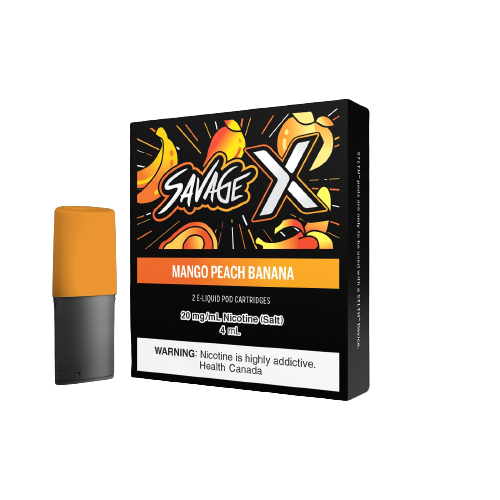 SAVAGE X Pod Pack – (35mg/mL) - Cigarette Electronique Casablanca Maroc