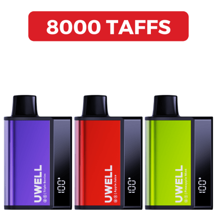 E-Cigarette Jetable UWELL DL8000 Puff-12ml5% - Cigarette Electronique Casablanca Maroc