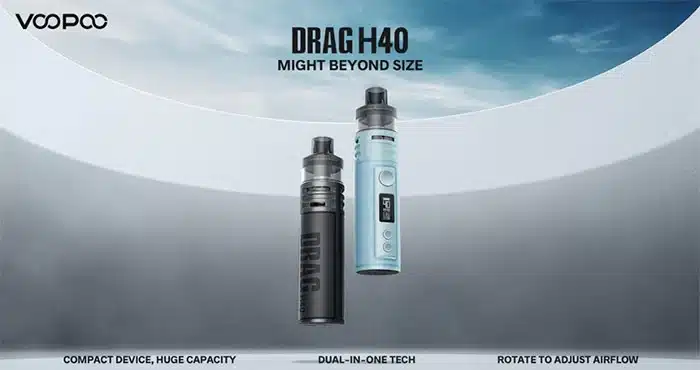 drag-h40-voopoo - Cigarettes electroniques, e-liquides, vape Casablanca Maroc