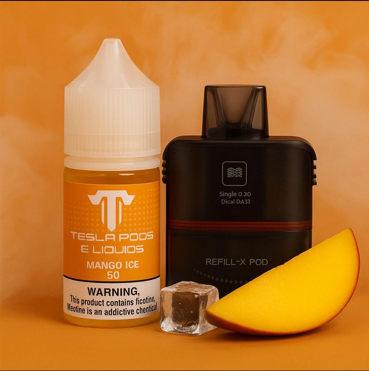 Tesla Bar - REFILL-X POD + TESLA SALT 50 MG | Cigarette Electronique  Casablanca Maroc
