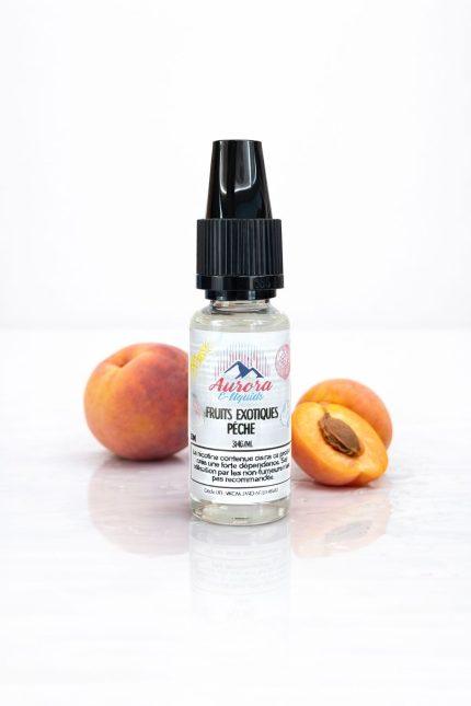 Aurora e-liquides – Fruits Exotiques Pêche – 10ML - Cigarette Electronique Casablanca Maroc