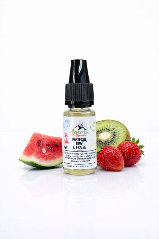 Aurora e-liquides – Pastèque kiwi et  fraise  – 10ML - Cigarette Electronique Casablanca Maroc