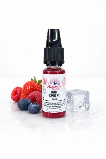 Aurora e-liquides – Fruits Rouges Ice  – 10ML - Cigarette Electronique Casablanca Maroc